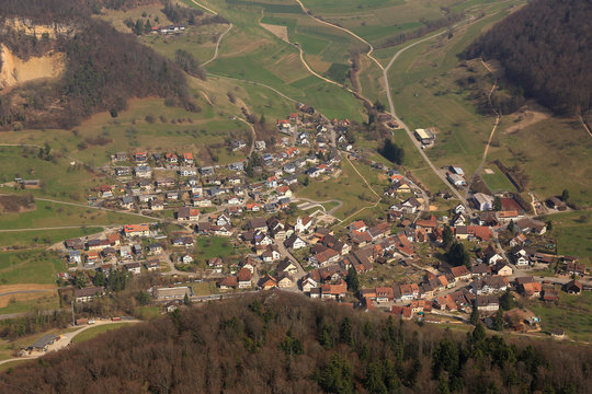 Rothenfluh Kanton Basel-Landschaft Schweiz Gemeinde Luftbild