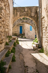Naklejka premium Typical istrian architecture ,Plomin , Croatia 