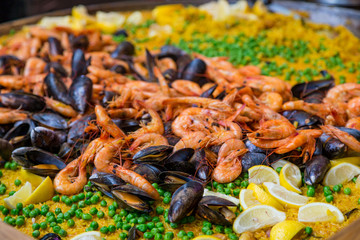 Shrimp and Mussel Paella