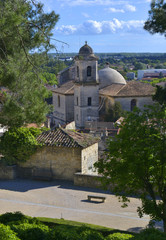 Fototapeta na wymiar The Collegiate Church of Notre-Dame-des-Pommiers, Beaucaire, Occitanie, France