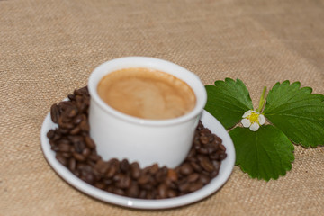 Herz für die Liebe aus Kaffeebohnen