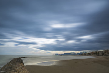 Fototapeta na wymiar Torre la Sal beach (Torreblanca, Castellon - Spain).