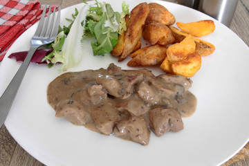 civet sauce champignons