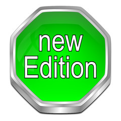 New Edition Button - 3D illustration