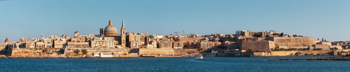 Fototapeta premium Valletta panorama, Malta, EU