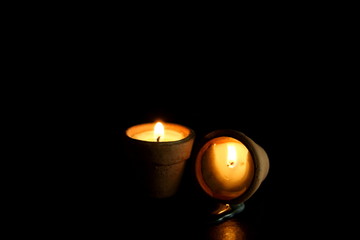 Candle Pot tipped over