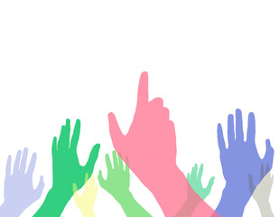 Color hands vote to do it