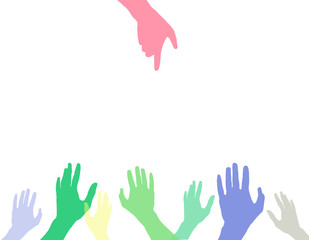 Color hands vote to do it