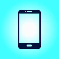 Vector illustration of smartphone icon 