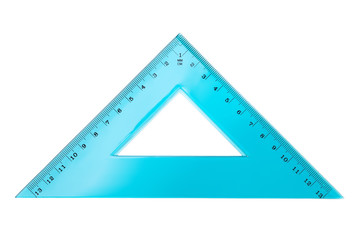 Set Square Triangle Isolated on White Background