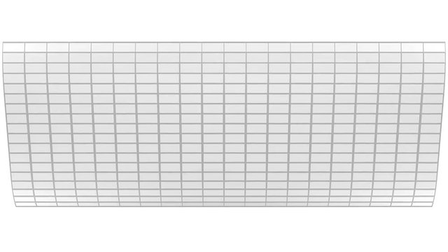 Sphere unwrap to plane and plane wrap to sphere. Loopable. Luma matte. 3D rendering.