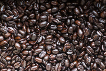 Roasted coffee beans