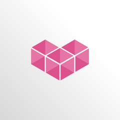love pink box logo icon