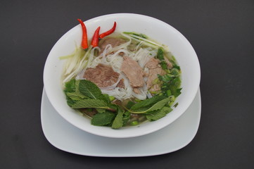 Pho Vietnamese Chinese food noodles nudeln soup suppe 