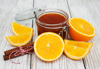 Delicious orange jam