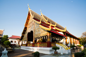Fototapeta na wymiar Wat Chian Man buddhist temple