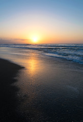 Amanecer en la playa