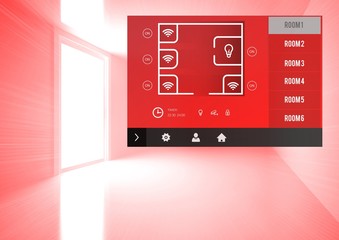 Home automation system App Interface