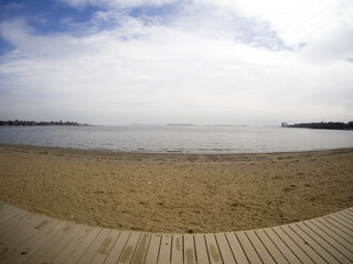 Sandy Beach in Boston Massachusetts
