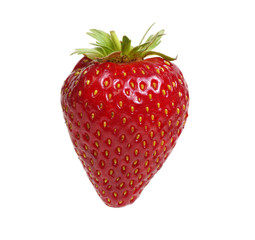 Strawberry isolated on white background.