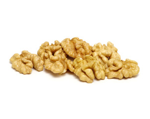 Walnuts isolated on white