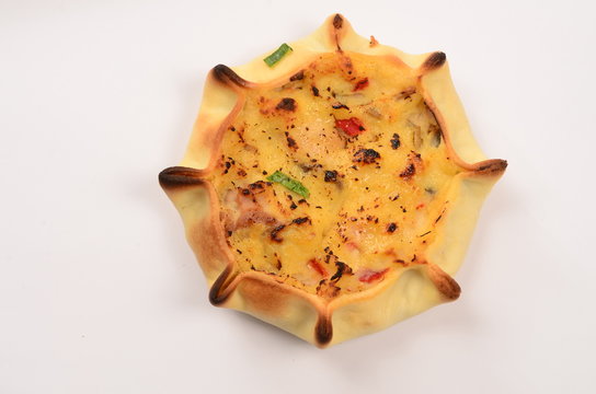 tarta de puerros con verdeo
