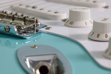 Electric Guitar (Eric Clapton Fender Custom Shop Stratocaster in Daphne Blue)