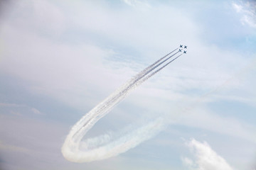 Aviashow airplane