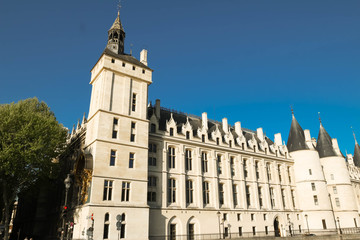 Fototapeta na wymiar The Conciergerie castle ,Paris, France.
