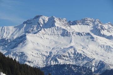 Rhône-Alpes - Savoie - Les Saisies - Vue sur le Dôme de Miage