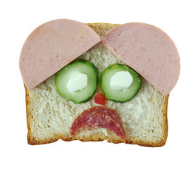 Funny sandwich
