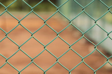 Fototapeta premium Close up metal net