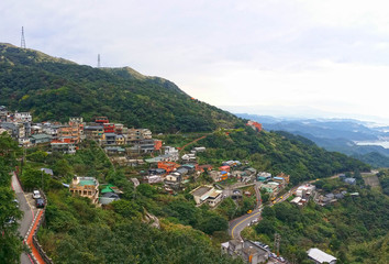 Village located on the mountain area of Jiufen, Taipei