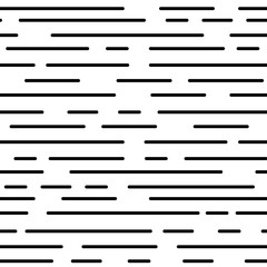 Minimalistic seamless memphis black and white pattern.