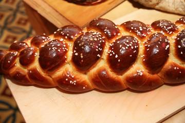  Freshly baked milky loaf. Shallow depth of fields