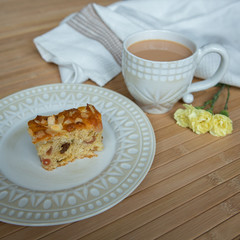 Cake and tea