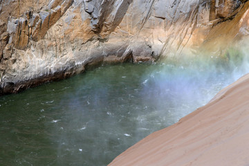 Naklejka premium Przełom rzeki Orange w parku narodowym Augrabies