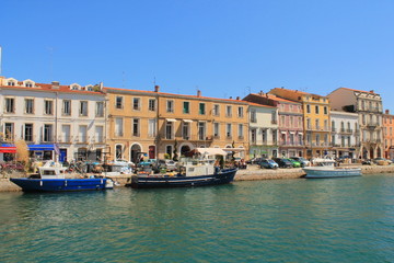 Fototapeta premium Sète, ville maritime en Occitanie 