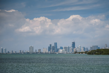 Miami Skyline from across the bay