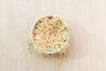 Top view after hot water bowl