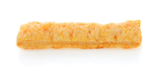 Pie or bread Sticks on white background