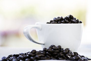 Cup of Coffee Beans