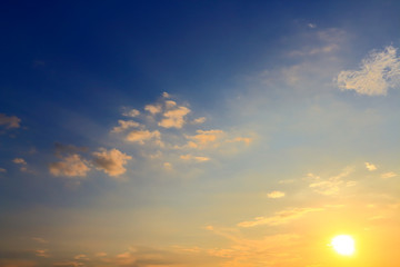 Beautiful sky atmosphere.