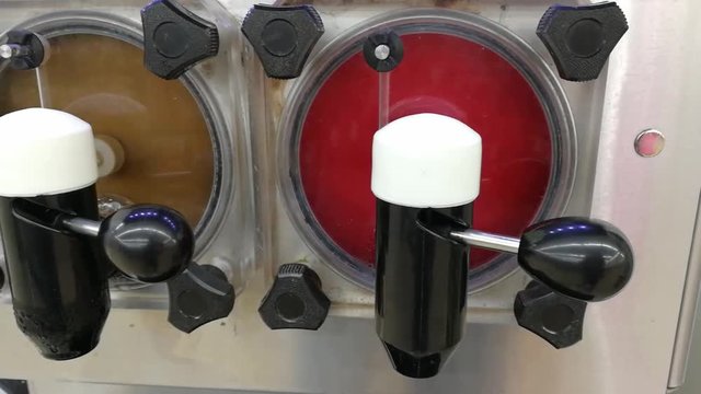  colorful of frozen drink