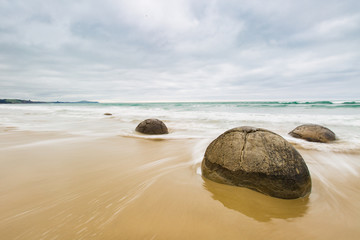 Moeraki Bolders auf S&uuml;dinsel in Neuseeland