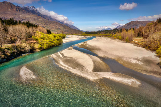 The Braided Shotover River