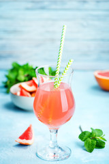grapefruit and juice