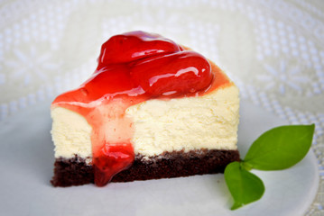 Strawberry fruit cake