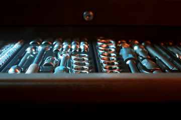 Fully Equiped Tool Kit. Work instrument.