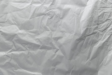 White crumpled paper for background image